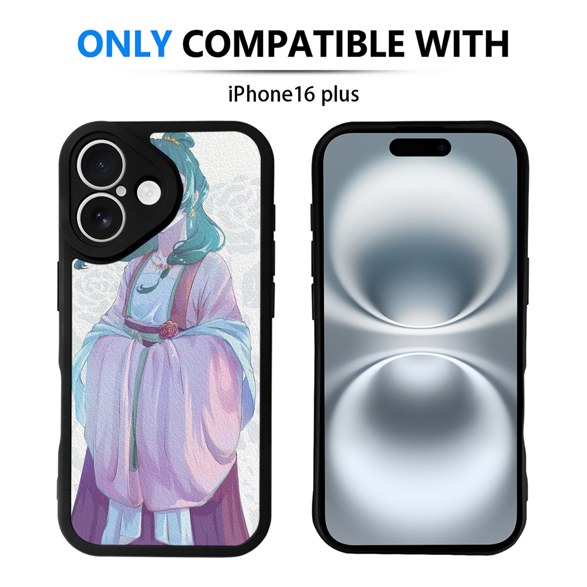 （画像用） 薬屋のひとりごと The Apothecary Diaries 【iPhone 16シリーズ対応】シリコンスマホケース（レザー調） 材質：シリコン